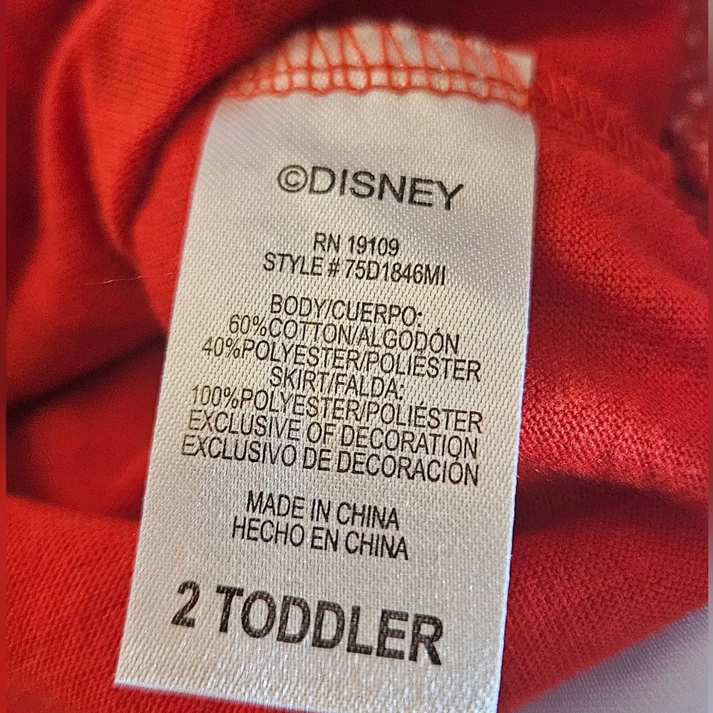 NWT Disney's Minnie Mouse Ruffled Dress - Picture 4 of 5